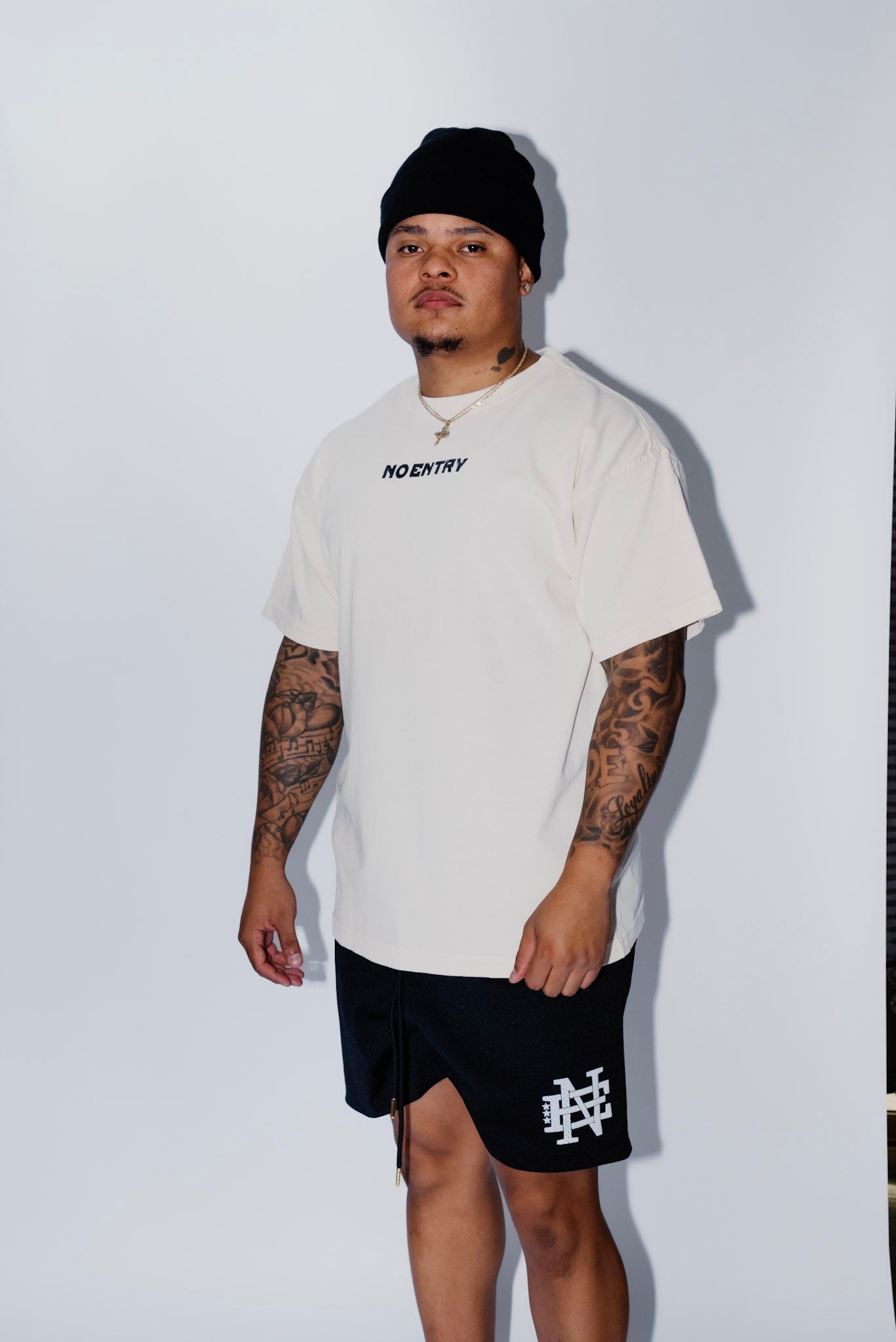Gabrin Basic Cream Basic Cream Tee – No Entry